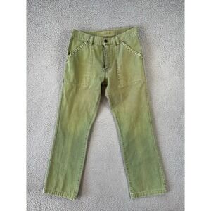 Vintage Gap ARMY Pants 31x30‎ Fits 30x28.5 Green Y2K Military Flap Pockets